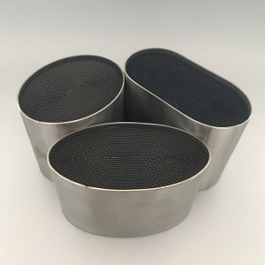 Metallic Monolith Catalytic Converter For motorcycle engine